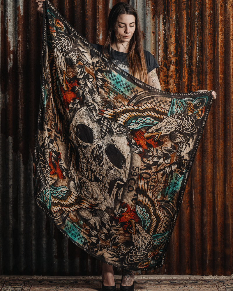 Rude Riders Foulard Skull & Eagle Affare Del Giorno
