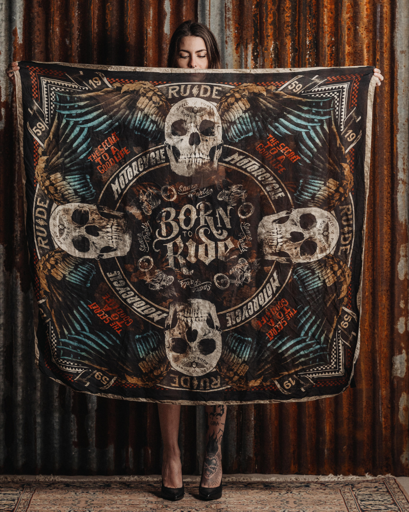 Rude Riders Foulard Flying Skull Convenienza