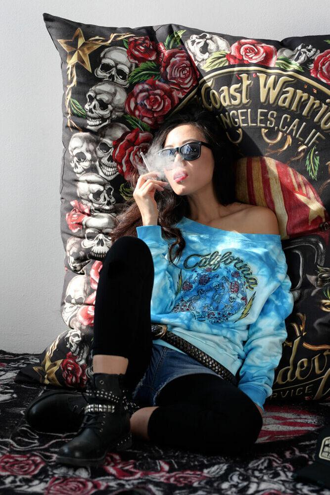 Rude Riders Felpa Donna California Online