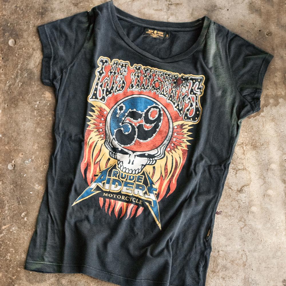 Rude Riders T-Shirt Donna 59 RR In Vendita