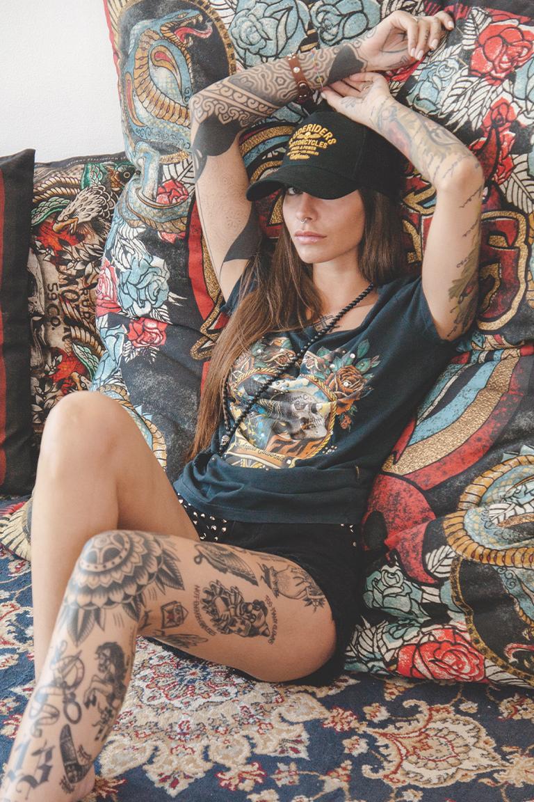 Rude Riders T-Shirt Donna Rock Offerte