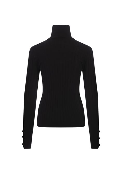 ﻿MONCLER Dolcevita a Coste Nera In Lana e Cashmere - MONCLER Economico