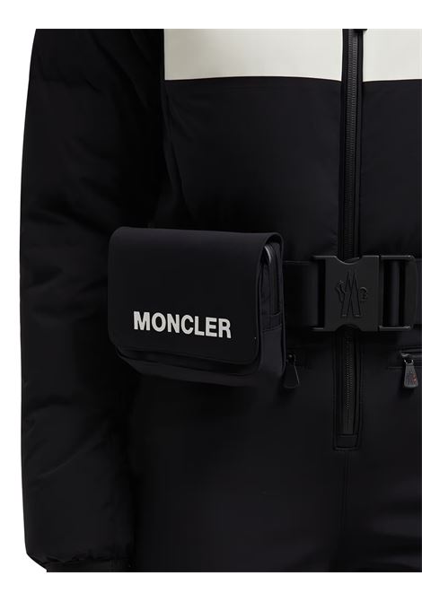 MONCLER GRENOBLE Completo Da Sci Imbottito In Piuma In Nero e Bianco - MONCLER GRENOBLE I Più Venduti