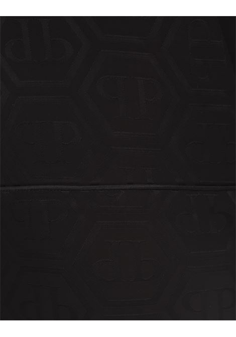 PHILIPP PLEIN Pantaloni Stile Pigiama Neri Monogram - PHILIPP PLEIN Vendita