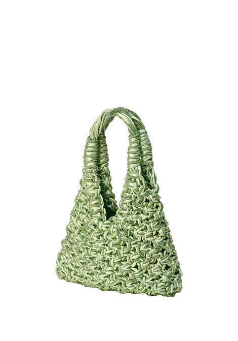 HIBOURAMA Borsa Vannifique In Satin Crisolite - HIBOURAMA Pezzi Unici