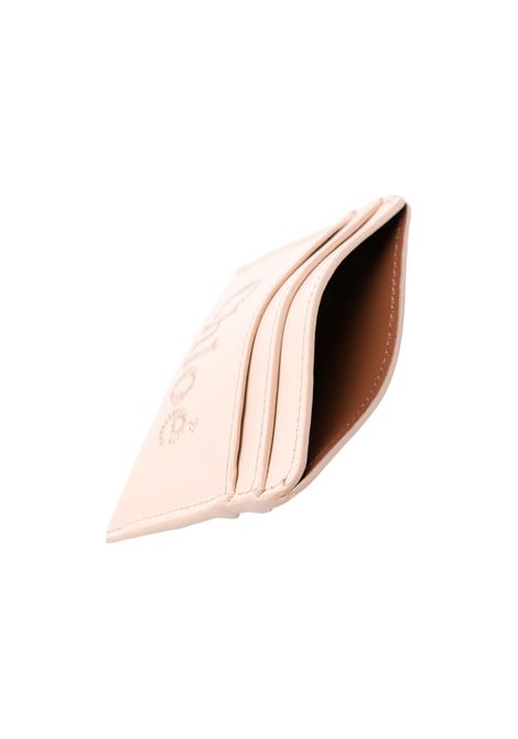 CHLOÉ Portacarte Chloé Sense Cement Pink - CHLOÉ Online