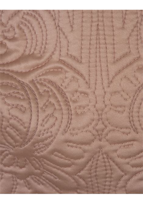 ERMANNO SCERVINO Minigonna In Satin Di Seta Rosa Con Ricami - ERMANNO SCERVINO Promozione
