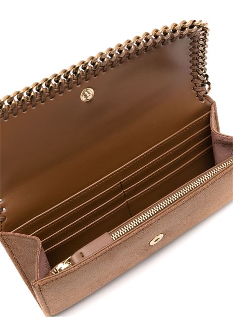 STELLA MCCARTNEY Portafoglio Continental Falabella Pecan e Oro - STELLA MCCARTNEY Acquista Ora