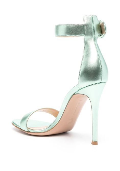 GIANVITO ROSSI Sandali Portofino 105 Verde - GIANVITO ROSSI Affare Del Giorno