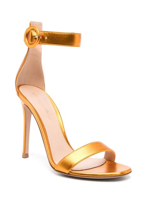 GIANVITO ROSSI Sandali Portofino 105 Arancioni - GIANVITO ROSSI Prezzo Ridotto