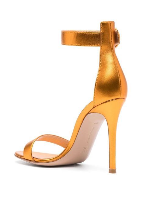 GIANVITO ROSSI Sandali Portofino 105 Arancioni - GIANVITO ROSSI Prezzo Ridotto