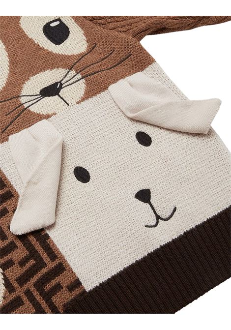 FENDI KIDS Maglione Con Animali Mascotte - FENDI KIDS In Vendita