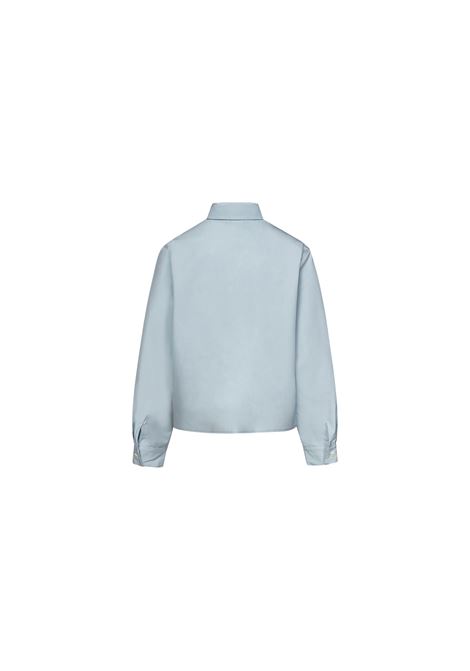 FENDI KIDS Camicia Azzurra Con Ruches e Motivo FF - FENDI KIDS Saldi Di Fabbrica