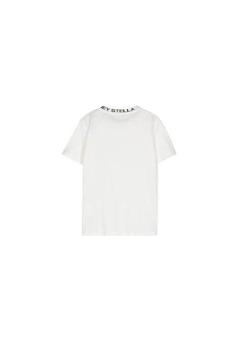 STELLA MCCARTNEY KIDS T-Shirt Bianca Con Logo Sul Girocollo - STELLA MCCARTNEY KIDS Soddisfazione Garantita
