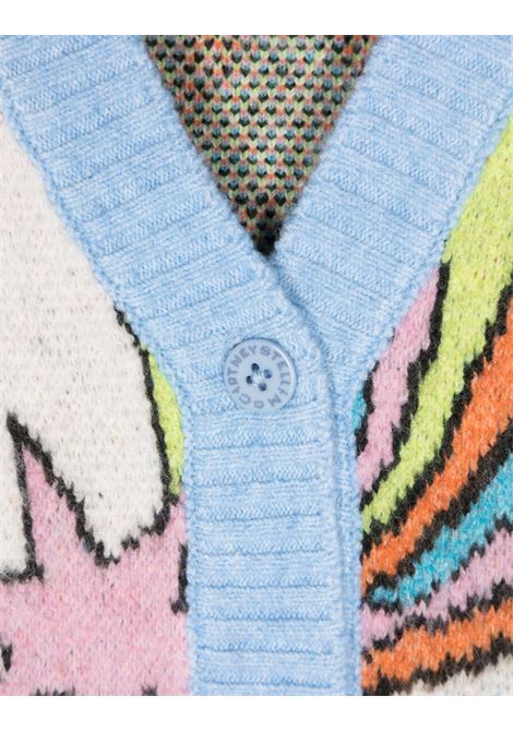 STELLA MCCARTNEY KIDS Cardigan in Maglia con Stelle Cadenti - STELLA MCCARTNEY KIDS Acquista Ora