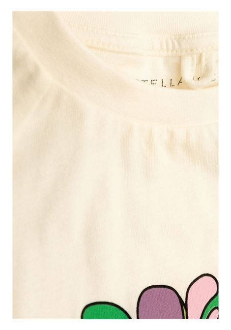 STELLA MCCARTNEY KIDS T-Shirt Bianca Con Grafica Stella - STELLA MCCARTNEY KIDS I Più Venduti