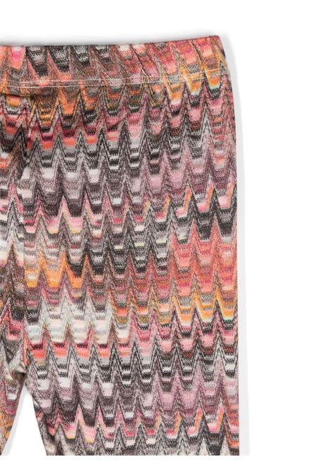 MISSONI KIDS Leggings In Viscosa Stretch Con Motivo Zigzag Multicolore - MISSONI KIDS Qualità