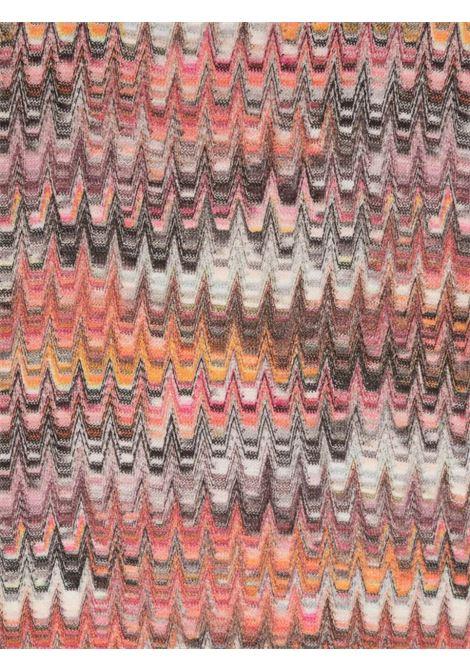 MISSONI KIDS T-Shirt In Viscosa Stretch Con Motivo Zigzag Multicolore - MISSONI KIDS Vendita