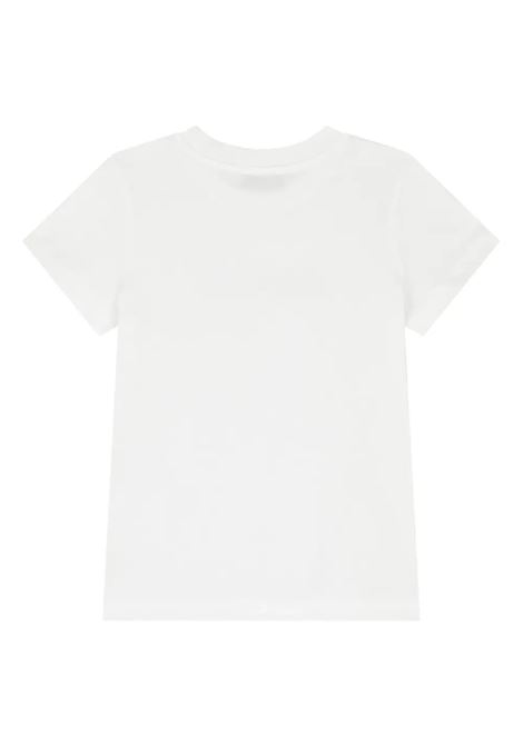 MISSONI KIDS T-Shirt Bianca Con Logo Di Strass - MISSONI KIDS Promozione Limitata