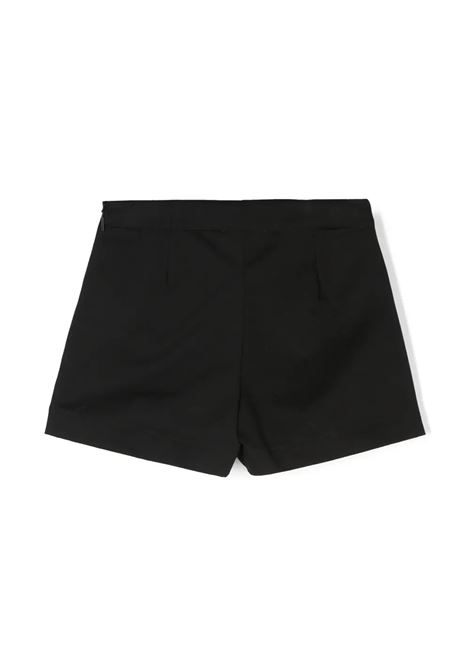 EMILIO PUCCI JUNIOR Shorts-Gonna Neri Con Tasca Stampata - EMILIO PUCCI JUNIOR Prezzo Ridotto