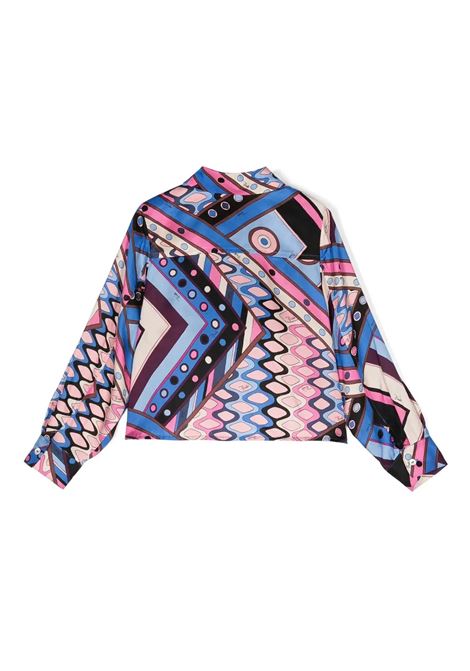 EMILIO PUCCI JUNIOR Camicia Con Stampa Vivara - EMILIO PUCCI JUNIOR Convenienza
