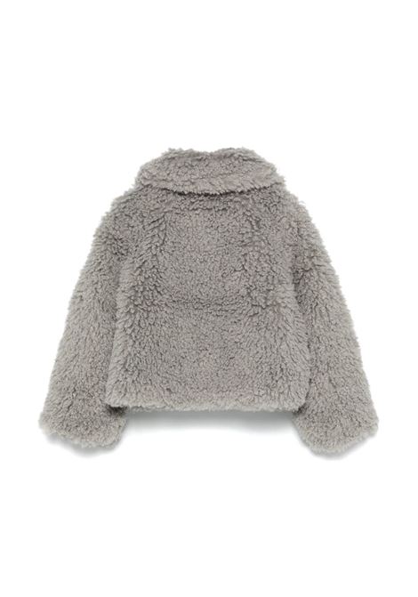 STELLA MCCARTNEY KIDS Cappotto In Teddy Grigio - STELLA MCCARTNEY KIDS Offerta