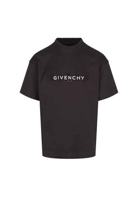 GIVENCHY T-Shirt GIVENCHY Reverse Palissandro Con Stampa Tarocchi - GIVENCHY Saldi