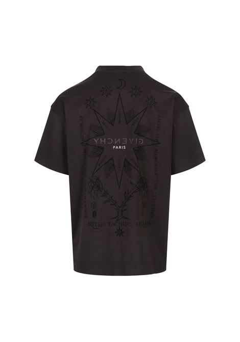 GIVENCHY T-Shirt GIVENCHY Reverse Palissandro Con Stampa Tarocchi - GIVENCHY Saldi
