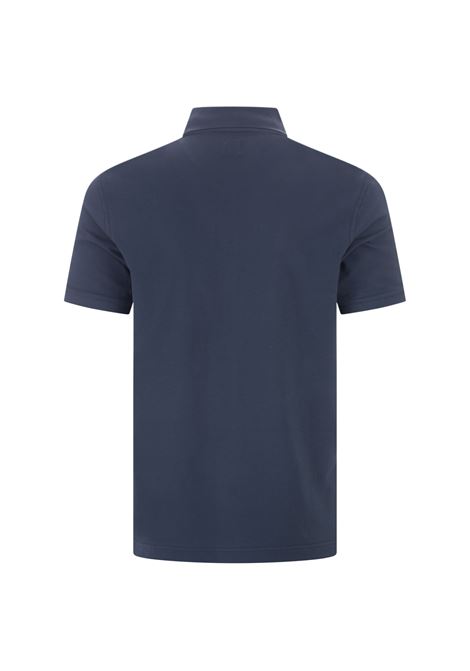 FEDELI Polo In Leggero Piquet Di Cotone Blu Scuro - FEDELI Hotsell
