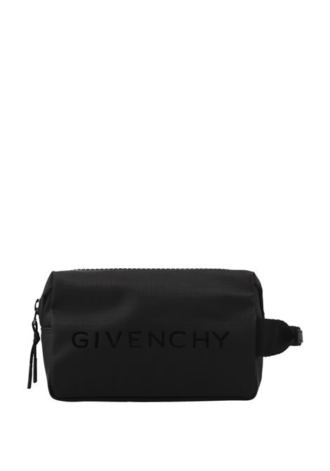 GIVENCHY Trousse Da Toilette G-Zip in Nylon 4G Nero - GIVENCHY Vendita Calda