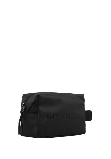 GIVENCHY Trousse Da Toilette G-Zip in Nylon 4G Nero - GIVENCHY Vendita Calda