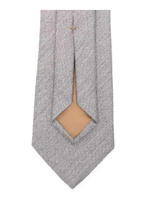 BOSS Cravatta Jacquard Grigia - BOSS Saldi Di Fabbrica
