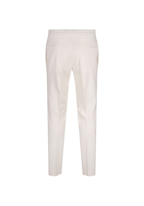 BOSS Pantaloni Affusolati In Lana Stretch Bianca - BOSS I Più Venduti