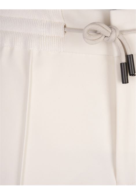 BOSS Pantaloni Affusolati In Lana Stretch Bianca - BOSS I Più Venduti