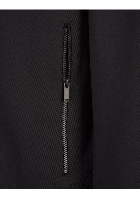 BOSS Sovracamicia Nera Con Zip - BOSS Vendite Flash
