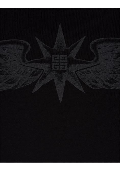 GIVENCHY T-Shirt In Cotone Nero GIVENCHY Wings - GIVENCHY In Saldo