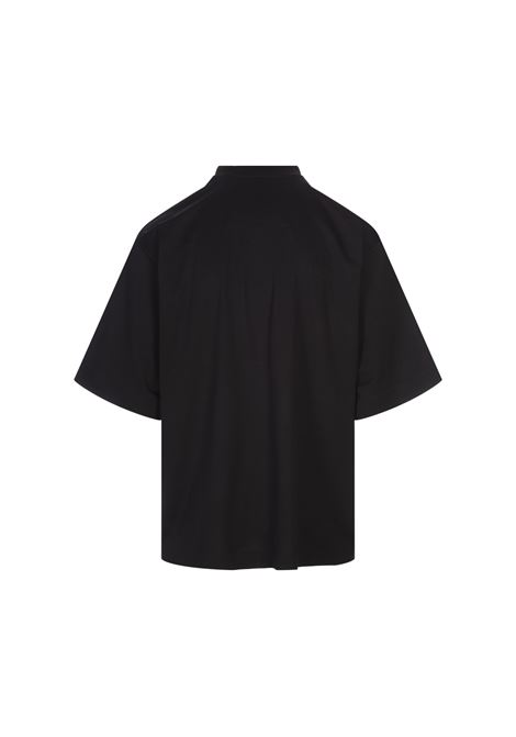 GIVENCHY T-Shirt In Rete Nera Con Logo 4G e Firma GIVENCHY 1952 - GIVENCHY Nuova