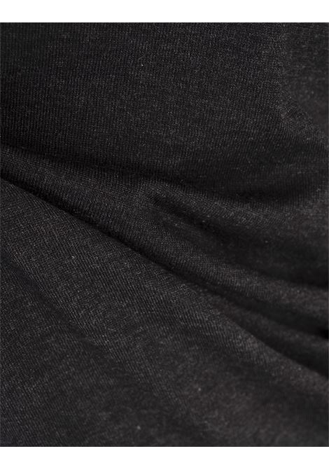 KITON Pullover Scollo a V In Seta e Cashmere Antracite - KITON Italy