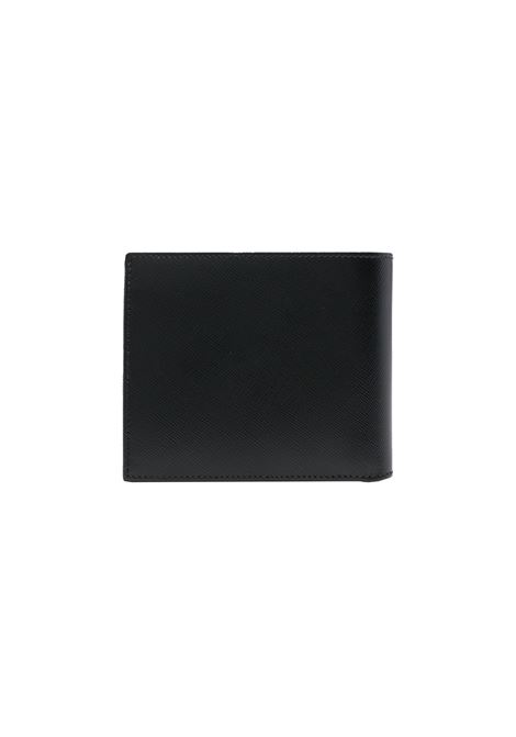 KITON Portafoglio Bi-Fold Nero Con Logo Argentato - KITON In Linea