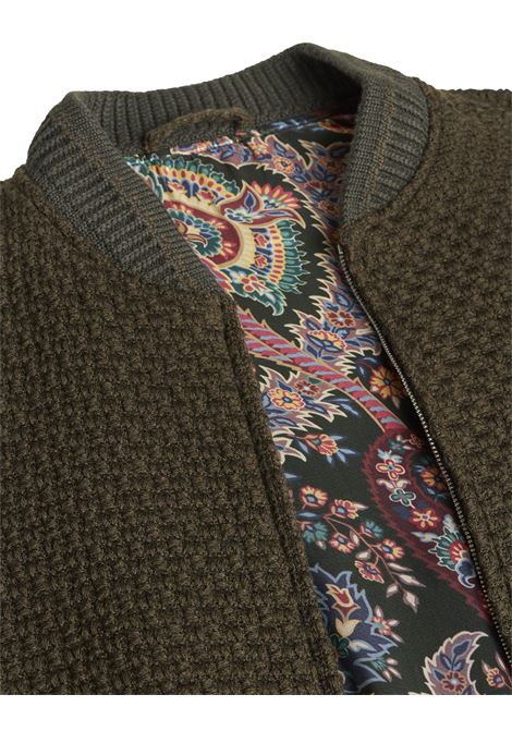 ETRO Bomber In Lana Grigio - ETRO Qualità Garantita
