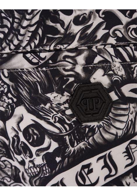 PHILIPP PLEIN Silk Cool Kid Shorts Tattoo - PHILIPP PLEIN Negozi Online