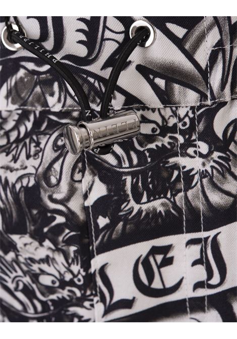 PHILIPP PLEIN Silk Cool Kid Shorts Tattoo - PHILIPP PLEIN Negozi Online