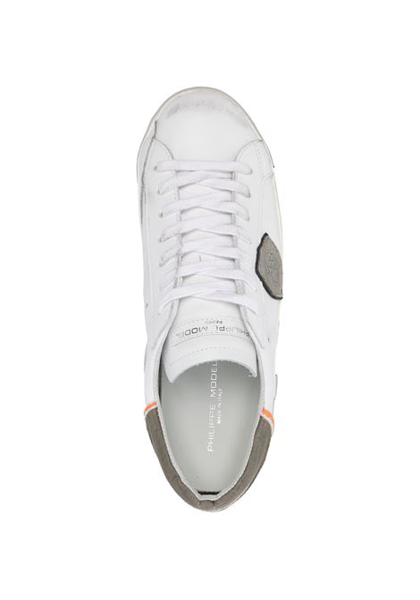 PHILIPPE MODEL Sneakers Prsx Bianche e Verdi - PHILIPPE MODEL Vendita Economica
