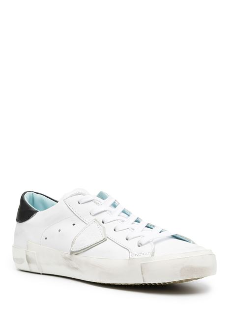 PHILIPPE MODEL Sneakers Prsx Bianche e Nere - PHILIPPE MODEL Saldi Di Fabbrica