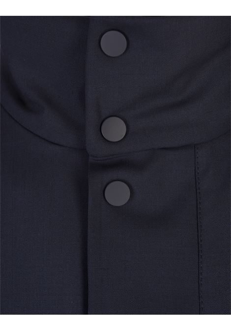 BOSS Giubbotto Blu Scuro In Tessuto Laminato Impermeabile - BOSS Smaltimento dello stoccaggio