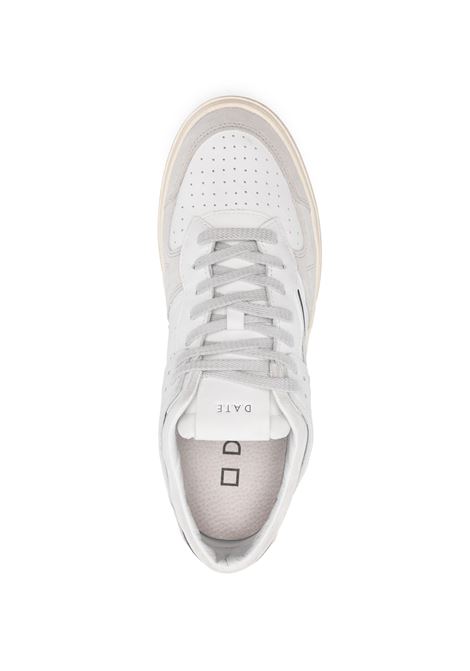 D.A.T.E. Sneakers Torneo Vintage Bianche e Blu - D.A.T.E Consegna Veloce
