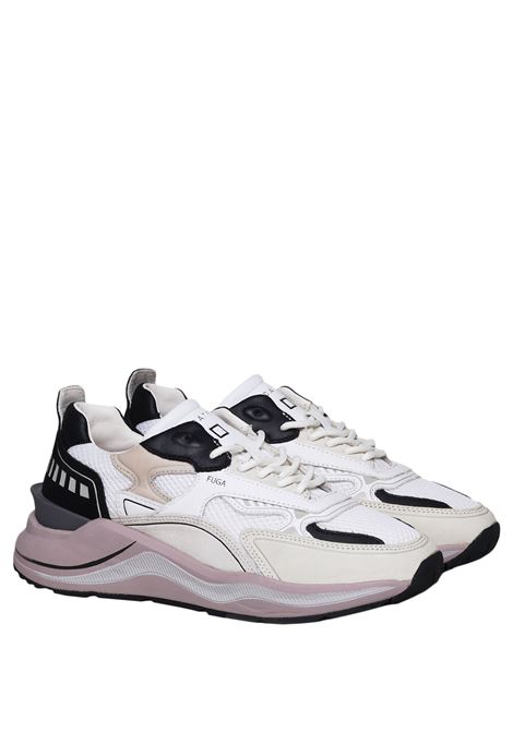 D.A.T.E. Sneakers Running Fuga Bianche e Nere - D.A.T.E Promozione Limitata