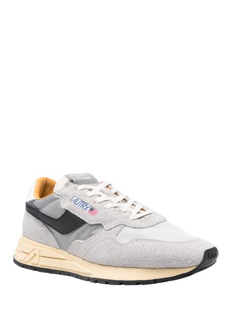 AUTRY Sneakers Reelwind In Suede Sand e Nylon Riflettente - AUTRY Convenienza