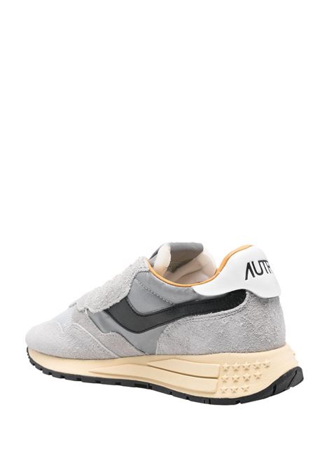 AUTRY Sneakers Reelwind In Suede Sand e Nylon Riflettente - AUTRY Convenienza