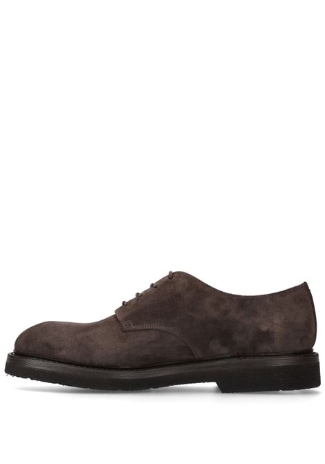 PREMIATA Scarpe Stringate Rain Horse In Suede Marrone - PREMIATA Super sconto